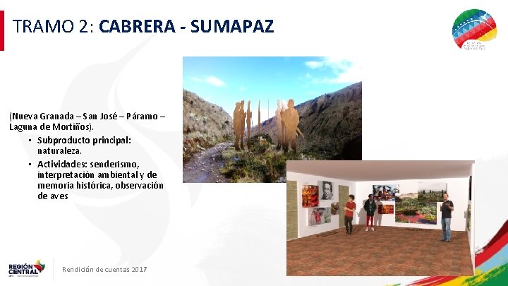TRAMO 2: CABRERA - SUMAPAZ (Nueva Granada – San José – Páramo – Laguna