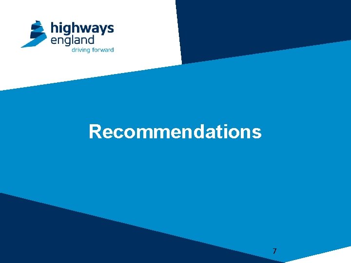 Recommendations 7 