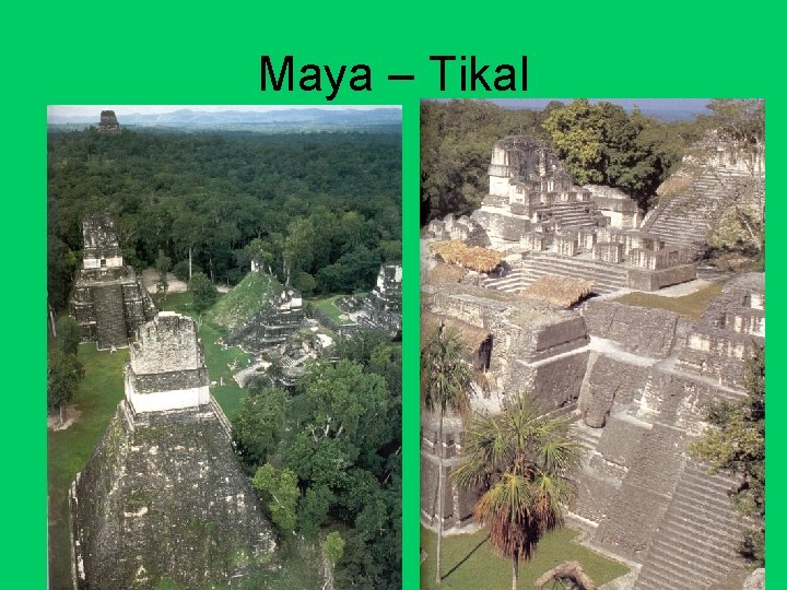 Maya – Tikal 