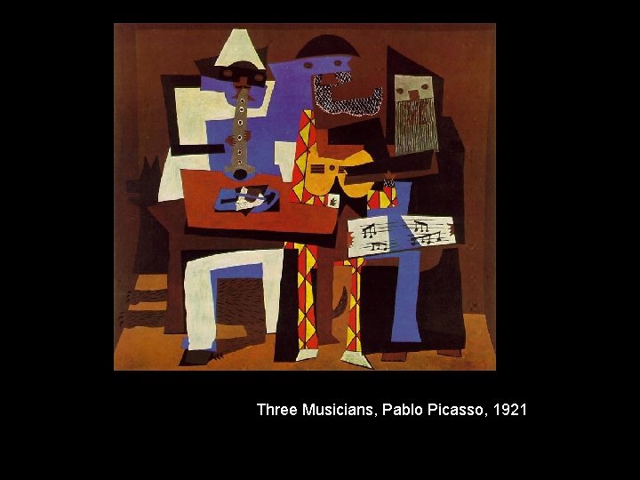 Three Musicians, Pablo Picasso, 1921 