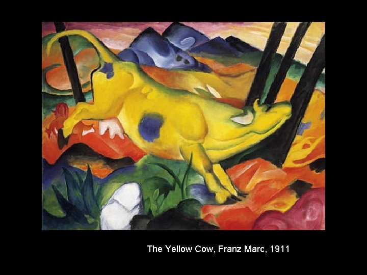 The Yellow Cow, Franz Marc, 1911 