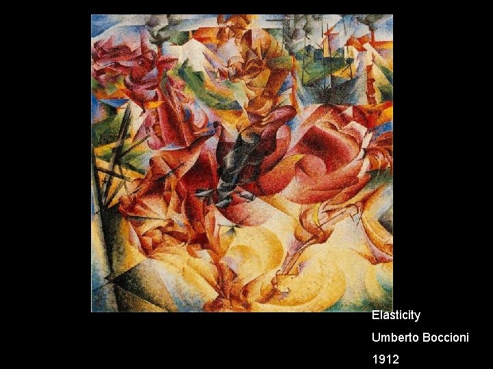 Elasticity Umberto Boccioni 1912 