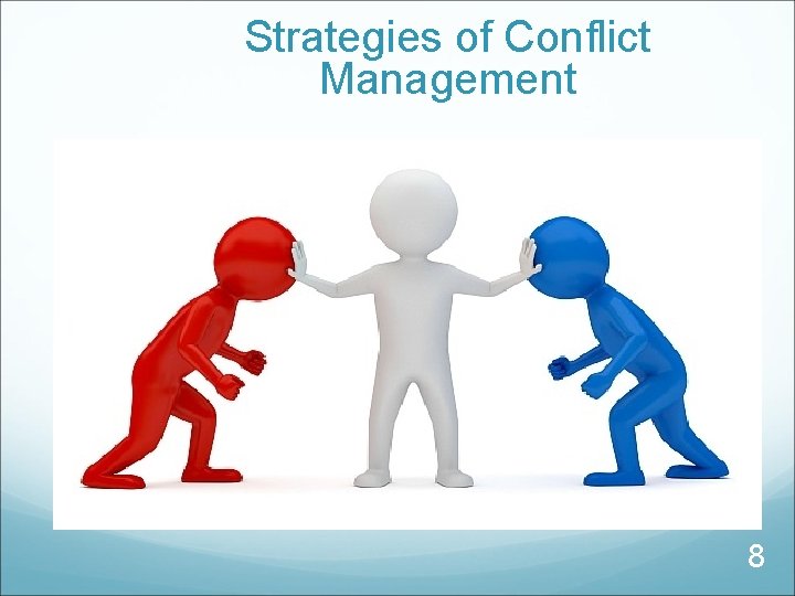 Strategies of Conflict Management 8 