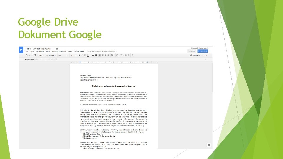 Google Drive Dokument Google 