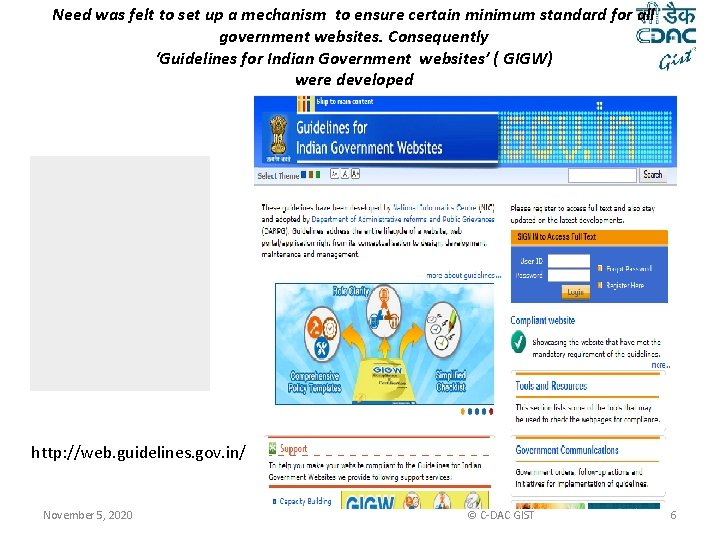 Need was felt to set up a mechanism to ensure certain minimum standard for