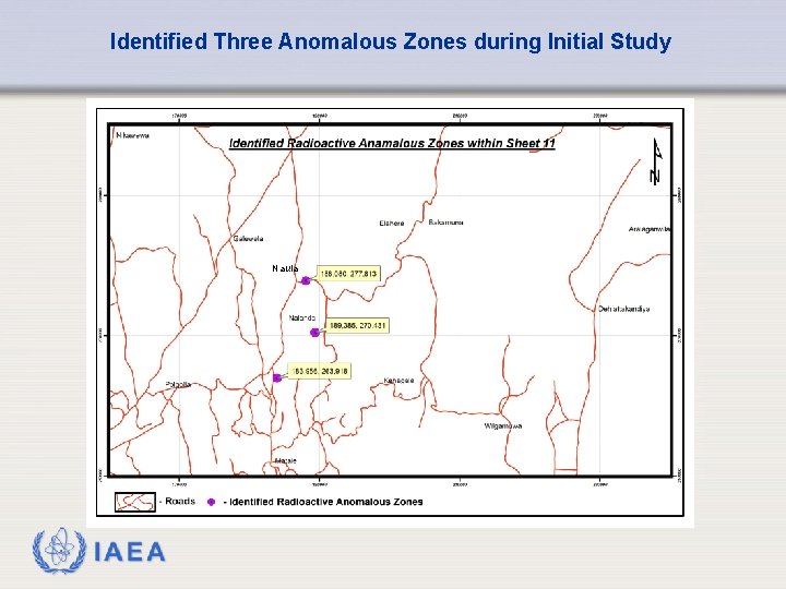 Identified Three Anomalous Zones during Initial Study Naula IAEA 