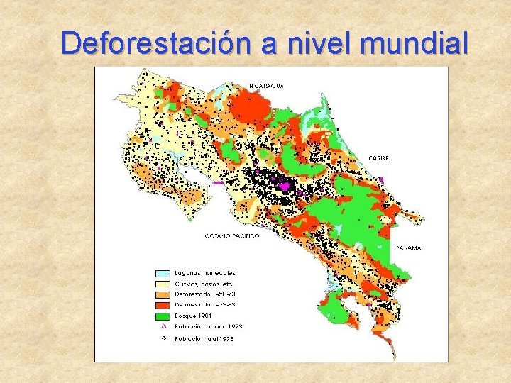 Deforestación a nivel mundial Deforestación a nivel mundial