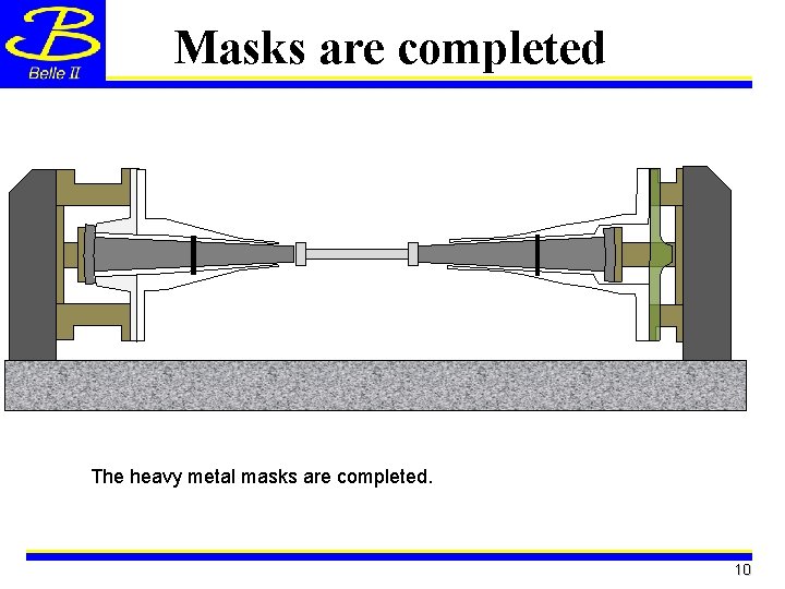 Masks are completed The heavy metal masks are completed. 10 