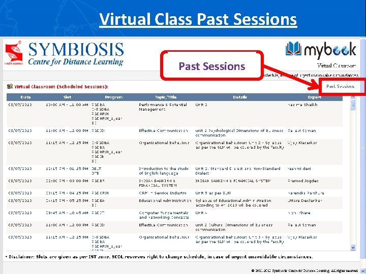 Virtual Class Past Sessions Symbiosis Centre For Distance Learning 