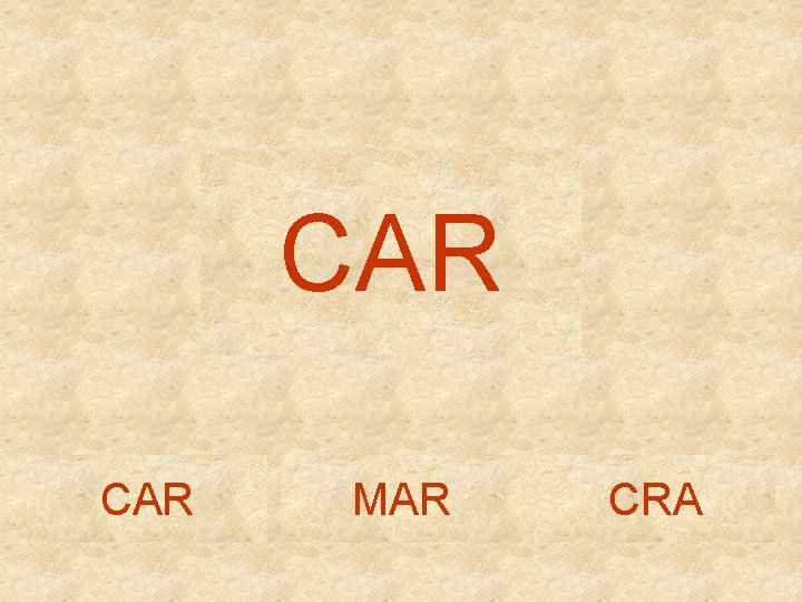 CAR MAR CRA 