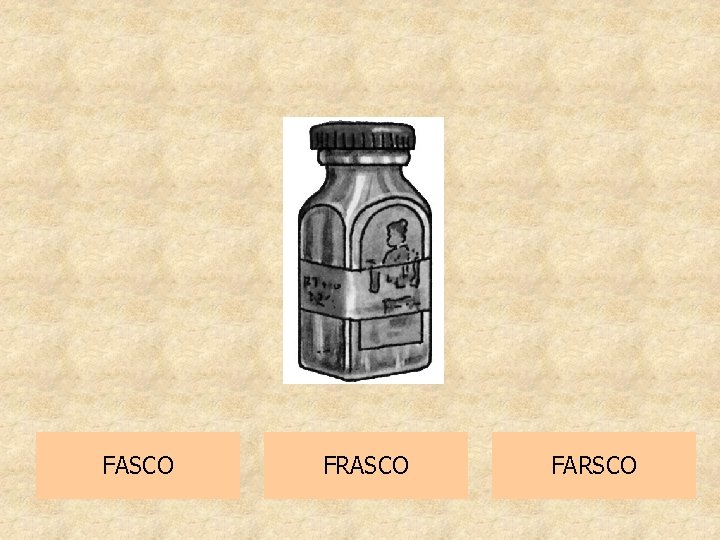 FASCO FRASCO FARSCO 