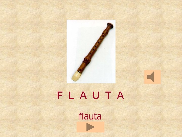 F L A U T A flauta 