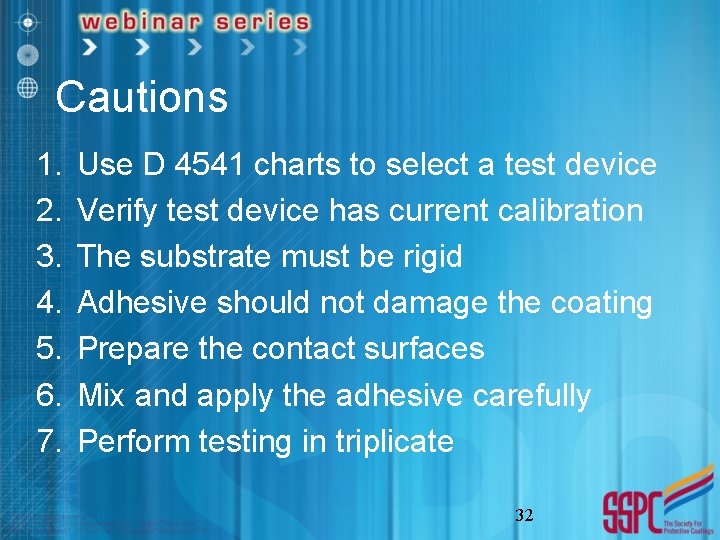 Cautions 1. 2. 3. 4. 5. 6. 7. Use D 4541 charts to select