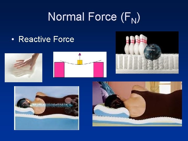 Normal Force (FN) • Reactive Force 
