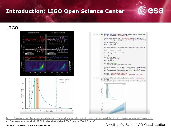 Introduction: LIGO Open Science Center LIGO https: //www. youtube. com/watch? v=TLCCOu. Ldg. QQ&index=3&list=PL 055