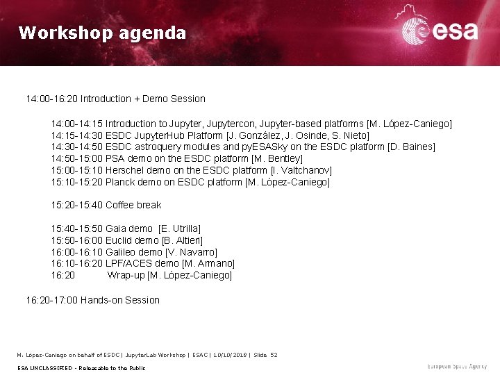 Workshop agenda 14: 00 -16: 20 Introduction + Demo Session 14: 00 -14: 15