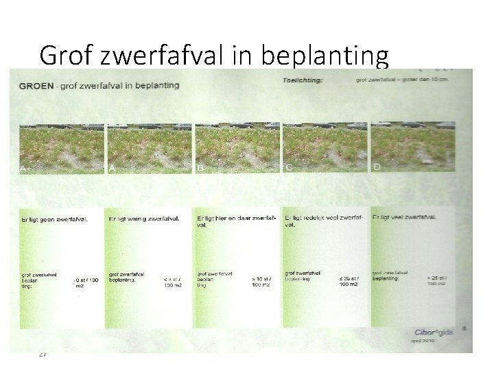 Grof zwerfafval in beplanting 27 Grof zwerfafval in beplanting 27