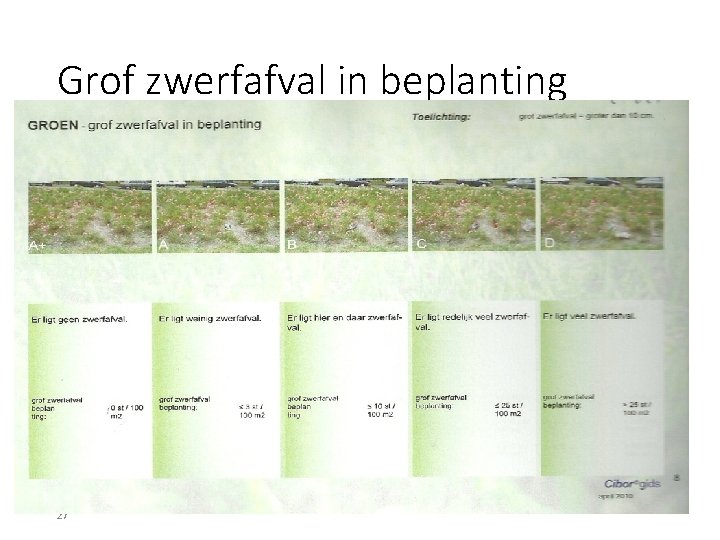 Grof zwerfafval in beplanting 27 