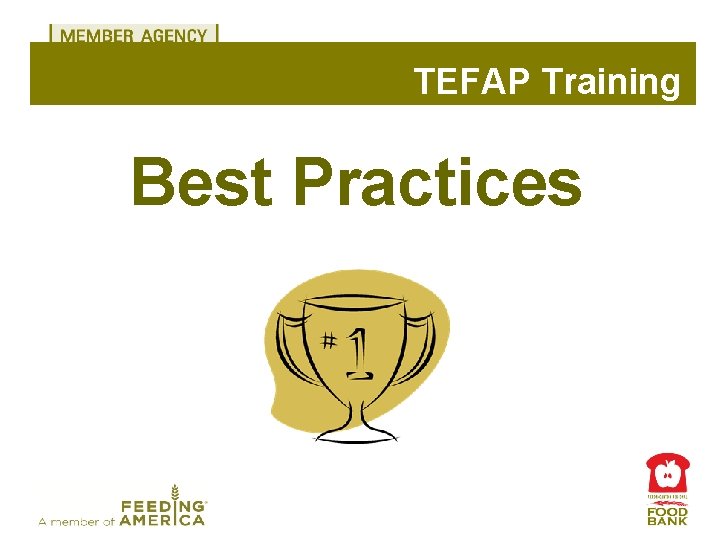 TEFAP Training Best Practices 