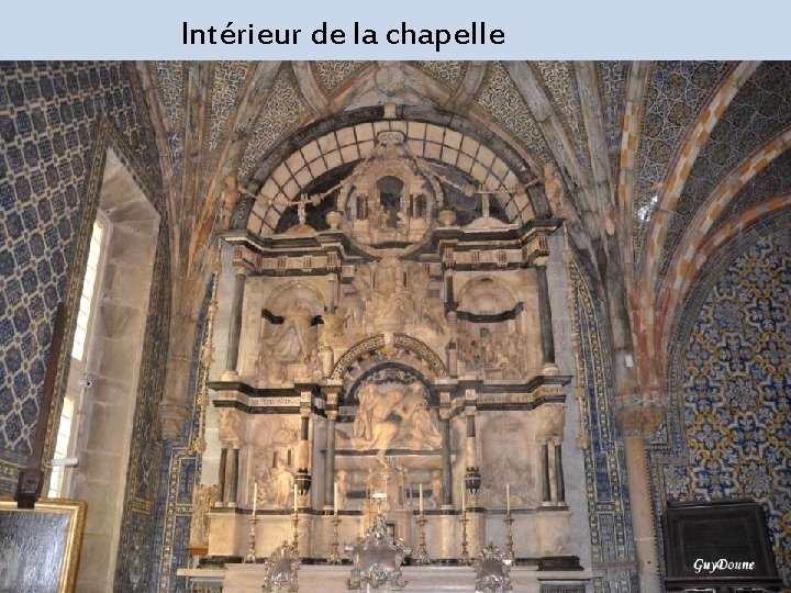 Intérieur de la chapelle 