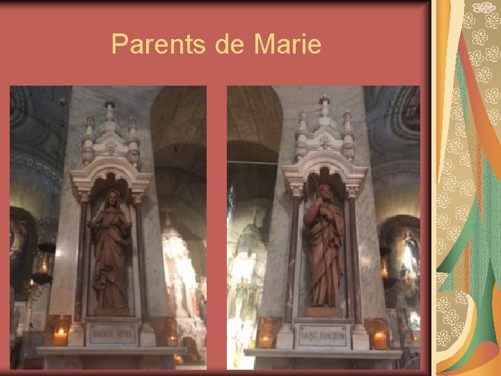 Parents de Marie 