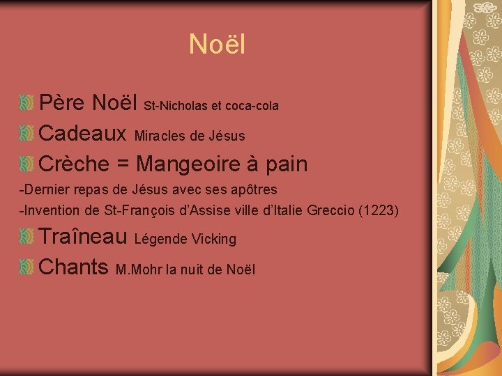 Noël Père Noël St-Nicholas et coca-cola Cadeaux Miracles de Jésus Crèche = Mangeoire à