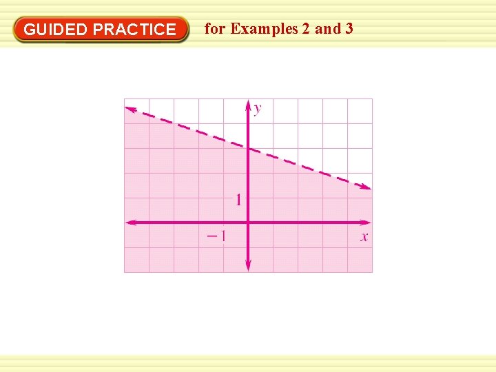 GUIDED PRACTICE for Examples 2 and 3 