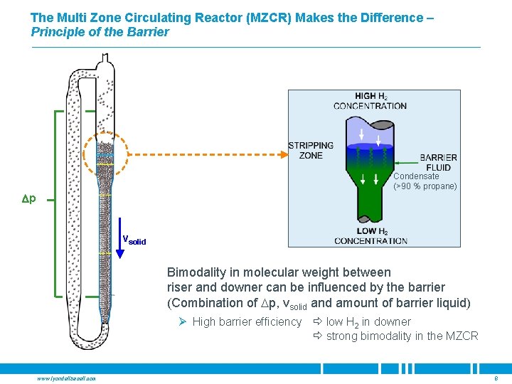 The Multi Zone Circulating Reactor (MZCR) Makes the Difference – Principle of the Barrier