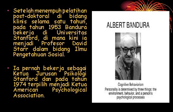  • Setelah menempuh pelatihan post-doktoral di bidang klinis selama satu tahun, pada tahun