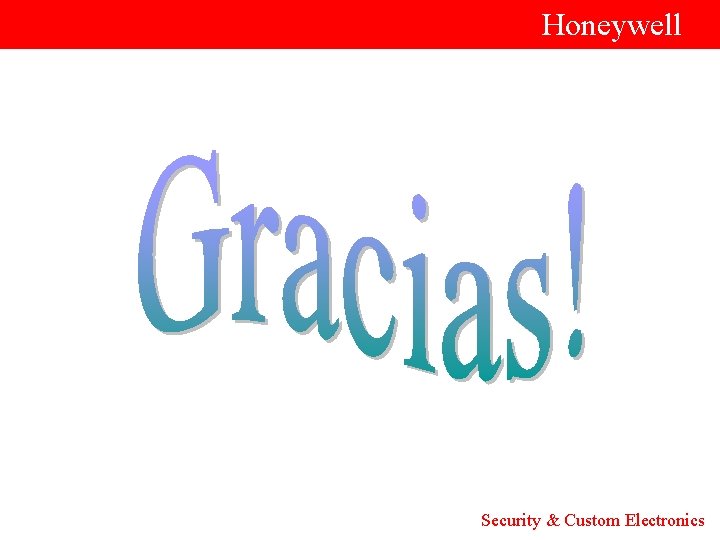  Honeywell Security & Custom Electronics 