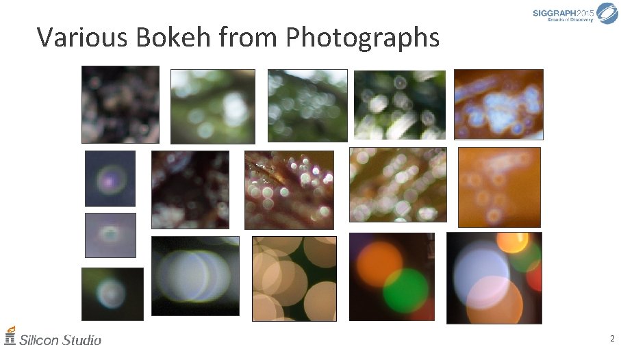 Various Bokeh from Photographs 2 