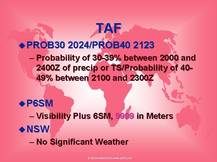 TAF u PROB 30 2024/PROB 40 2123 – Probability of 30 -39% between 2000
