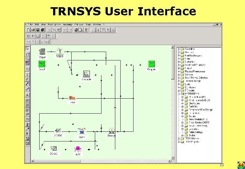 TRNSYS User Interface 15 