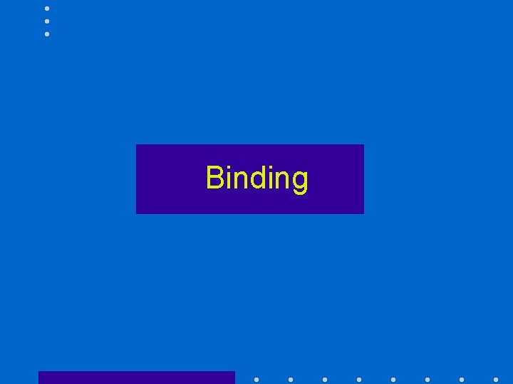 Binding 
