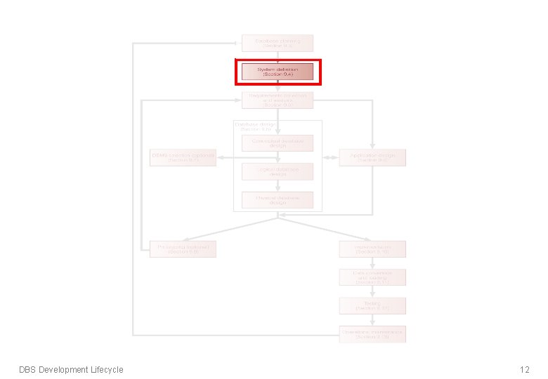DBS Development Lifecycle 12 DBS Development Lifecycle 12
