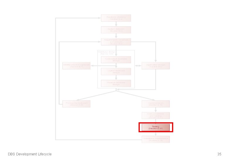 DBS Development Lifecycle 35 DBS Development Lifecycle 35