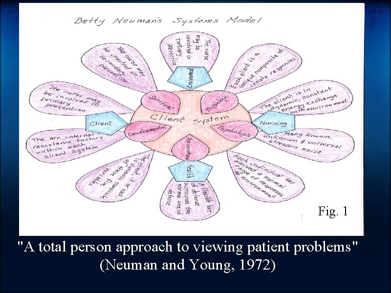  Fig. 1 "A total person approach to viewing patient problems" (Neuman and Young,