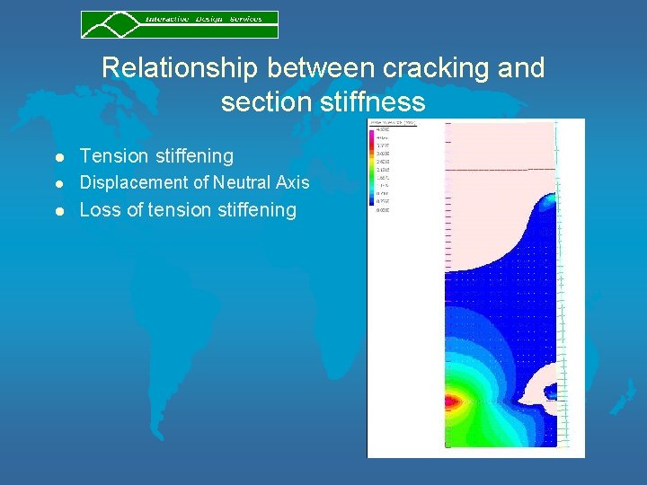 Relationship between cracking and section stiffness l Tension stiffening l Displacement of Neutral Axis