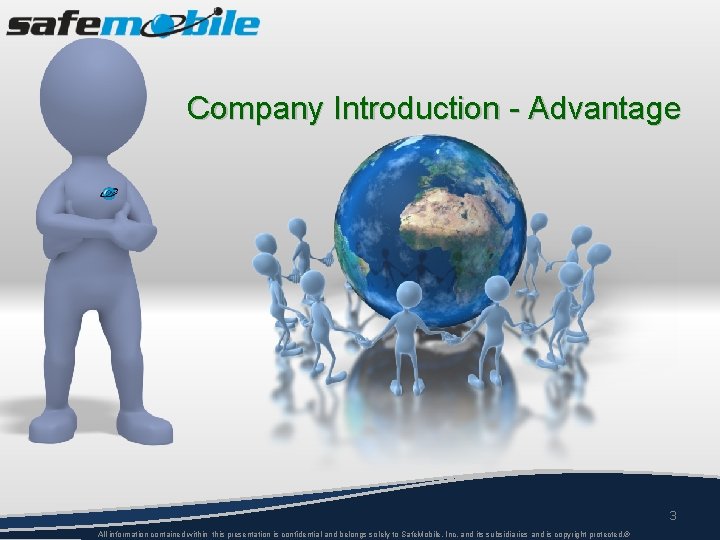 Company Introduction - Advantage 3 All information contained within this presentation is confidential and