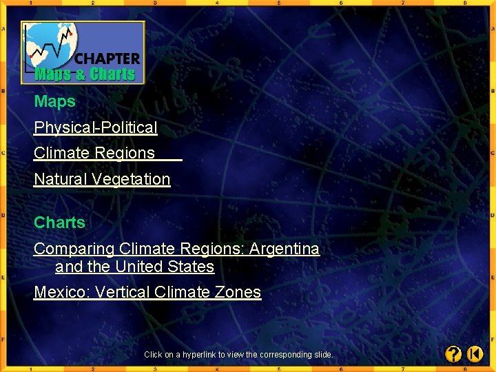 Maps Physical-Political Climate Regions Natural Vegetation Charts Comparing Climate Regions: Argentina and the United