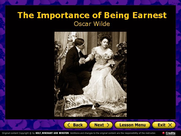 The Importance of Being Earnest Oscar Wilde 