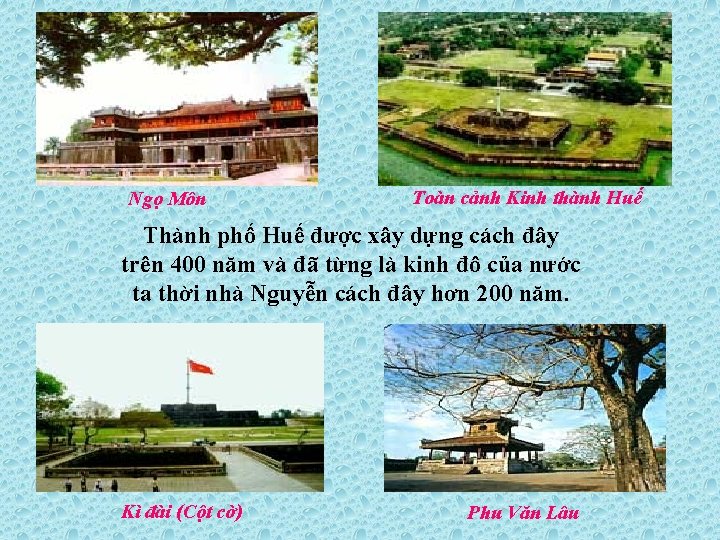 Ngọ Môn Toàn cảnh Kinh thành Huế Thành phố Huế được xây dựng cách