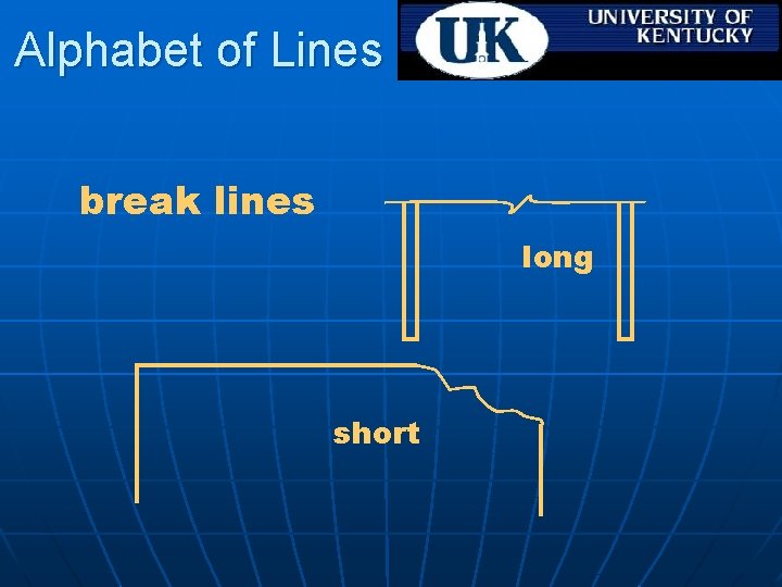 Alphabet of Lines break lines long short 
