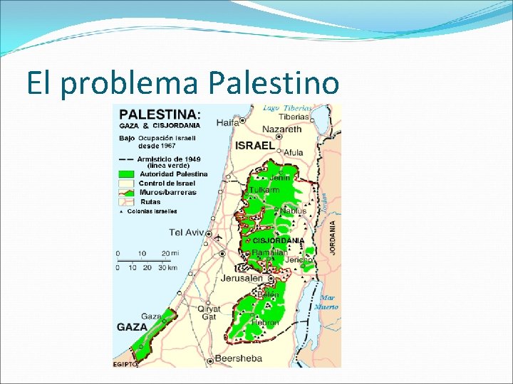 El problema Palestino 