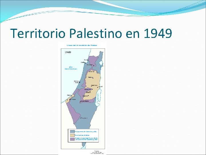 Territorio Palestino en 1949 