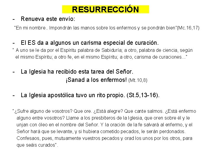 RESURRECCIÓN - Renueva este envío: “En mi nombre. . Impondrán las manos sobre los