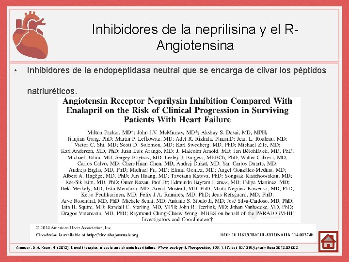 Inhibidores de la neprilisina y el RAngiotensina • Inhibidores de la endopeptidasa neutral que