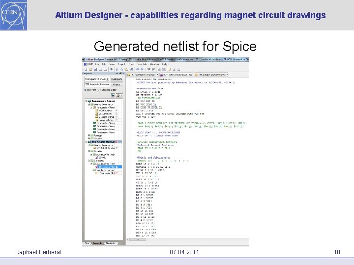 Altium Designer - capabilities regarding magnet circuit drawings Generated netlist for Spice Raphaël Berberat