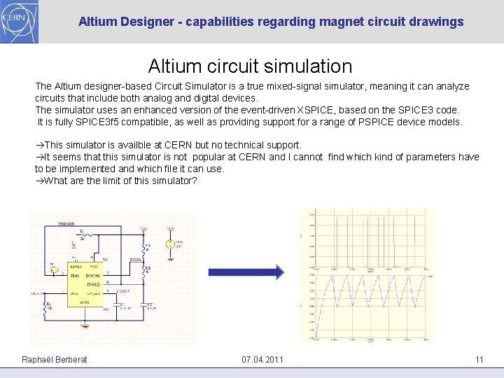 Altium Designer - capabilities regarding magnet circuit drawings Altium circuit simulation The Altium designer-based