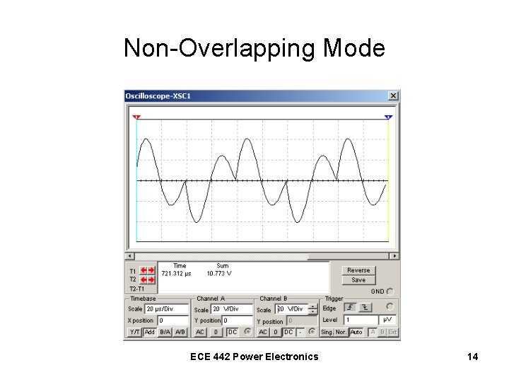 Non-Overlapping Mode ECE 442 Power Electronics 14 